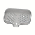 1pc Silicone Soap Drain Mat, Non-Slip Plastic Soap Tray, Multi-Functional Soap Holder for Bathroom Accessories, Heat-Resistant Anti-Slip Drying Pad for Home Kitchen Use, Bathroom Soap Dish