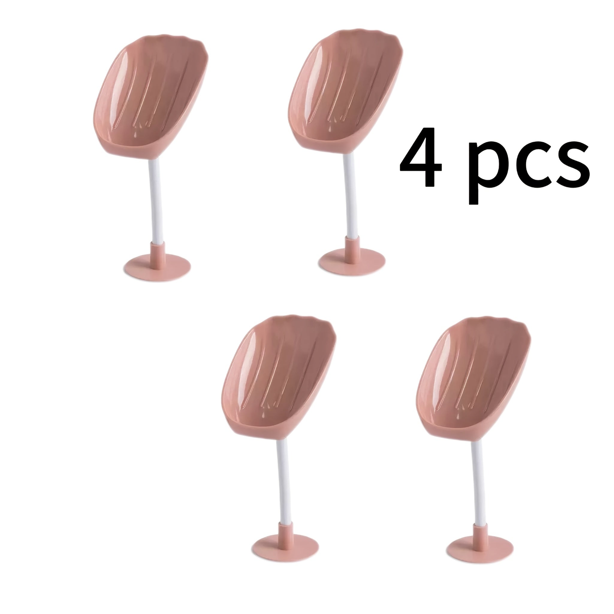 3 Types of Multi-Color Wall Mounted Soap Rack Combinations, Shell Shaped Soap Rack, Drainage Soap Tray, Household Bathroom Soap Storage Rack, Bathroom Accessories, Bathroom Storage And Organization, No Drilling Required